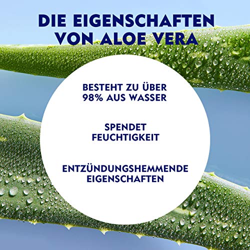 NIVEA Exfoliante de arroz orgánico de aloe vera, limpieza facial natural con alta intensidad exfoliante, exfoliante facial sin microplásticos