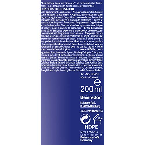 Nivea Sun Protege&Hidrata Spray Spf20 200 Ml - 200 Mililitros