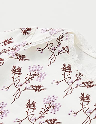 Noa Noa Miniature Baby Body,Long Sleeve Blusa, Impresión en Blanco, 18 Meses para Bebés