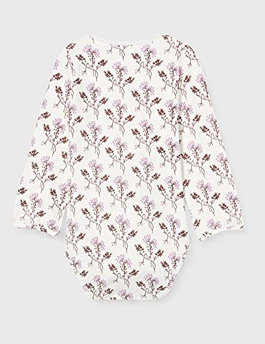 Noa Noa Miniature Baby Body,Long Sleeve Blusa, Impresión en Blanco, 18 Meses para Bebés