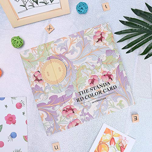 Noverlife - Libro de exhibición de 120 colores de uñas con 120 puntas de uñas postizas, muestras de arte de uñas, muestras de color, cartón, tabla de exhibición de esmalte de gel para uñas