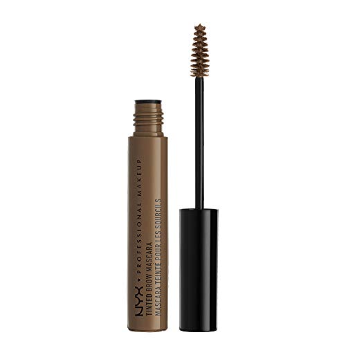 NYX PROFESSIONAL MAKEUP Fijador de Cejas Tinted Brow Mascara, Ultrapigmentado, Fórmula Gel Cremosa para Rellenar Y Dar Forma, Color: Brunette, 6.5 Mililitros