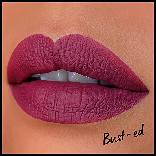 NYX Professional Makeup Lip Lingerie XXL Labial líquido Larga duración, Fórmula Vegana, Tono Bust-ed