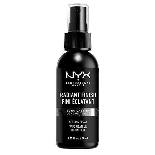 NYX Professional Makeup Spray fijador Makeup Setting Spray, Larga duración, Ligero, Fórmula vegana, Acabado radiante, 50 ml