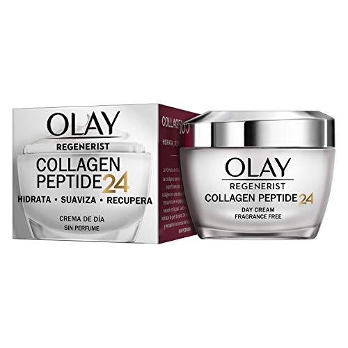 Olay Regenerist Collagen Peptide24 Crema de Día Sin Perfume, Revela Una Piel Fuerte y Luminosa en 14 Días