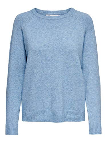Only ONLLESLY Kings L/S Pullover KNT Noos Suter Pulver, Allure, M para Mujer