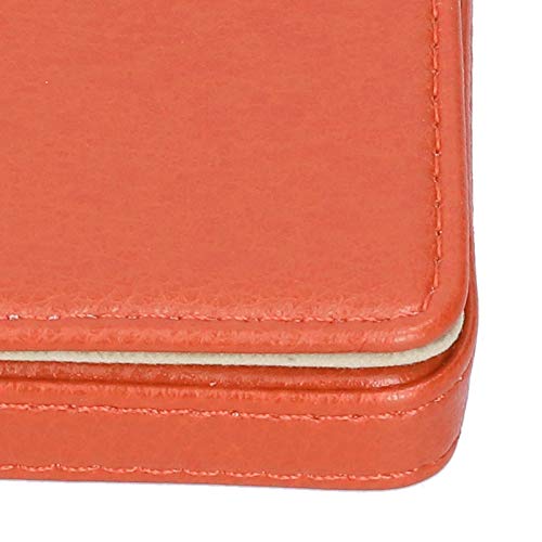 Organizador de Tarjetas de Visita, Tarjetero de Peso Ligero con Capacidad para 15-20 Tarjetas de Visita para obsequios comerciales para promoción publicitaria(Orange, 001#)