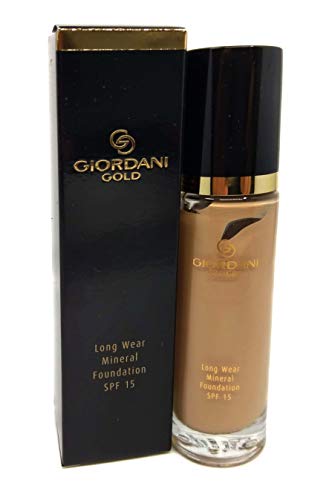 ORIFLAME Giordani Gold Base de Maquillaje Mineral de Larga Duración SPF 15 (Natural Beige)