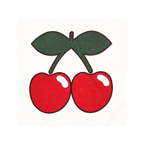 Pacha: Camiseta Blanca mujer Cereza Plana Logo - Blanco, L - Large