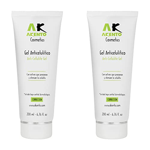 PACK 2 Anticelulíticos Akento. Elimina y previene la celulitis