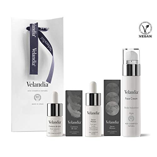 Pack Cosmética Woman (3ref.) Velandia® Crema facial 50ml. - Serum Woman 30ml. - Contorno de Ojos 15ml.