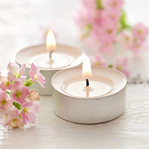 pajoma 90 velas de té perfumadas (3 x 30 unidades, muchos aromas a elegir (canela y naranja)