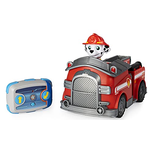 PATRULLA CANINA - COCHE TELEDIRIGIDO DE MARSHALL - Coche RC de Marshall con 2 Direcciones Fácil de Manejar para Principiantes Patrulla Canina - 2.4GHZ hasta 76m - 6054195 - Juguetes Niños 3 Años +