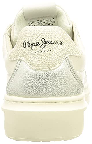 Pepe Jeans London Abbey Miri, Zapatillas Deportivas para Mujer, 800WHITE, 38 EU