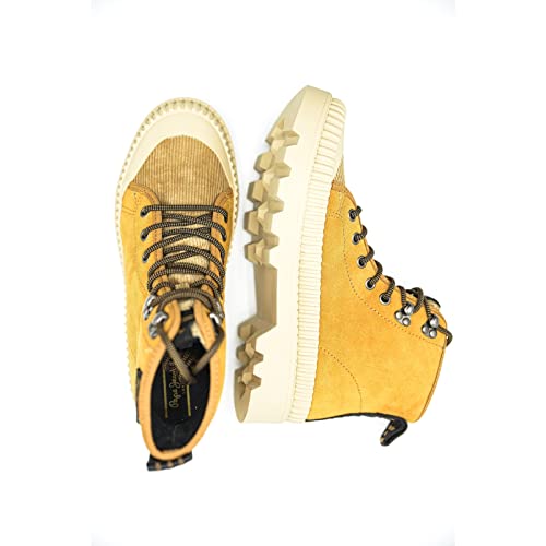 Pepe Jeans London Ascot Desert, Bota Moderna Mujer, 879 marrón, 39 EU