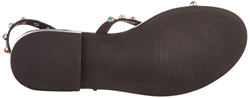 Pepe Jeans London Hayes Colors, Sandalia. Mujer, 999 Negro, 39 EU