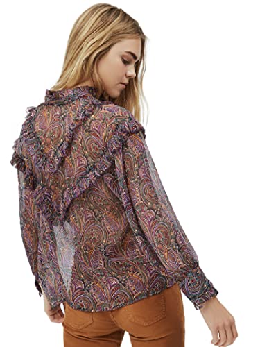 Pepe Jeans London Regina Blusa, Multicolor (0AA), Small para Mujer