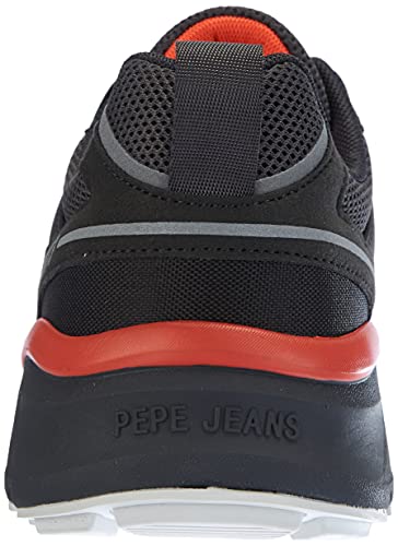 Pepe Jeans London Trail Light Knit 21, Zapatilla Hombre, 982ANTRACITE, 42 EU