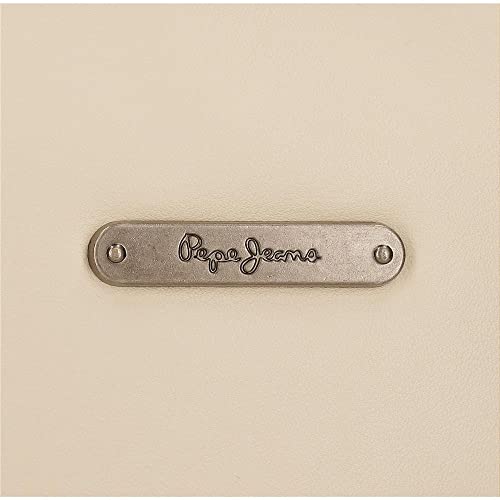 Pepe Jeans Salma Monedero Beige 11,5x8,5x1,5 cms Piel sintética