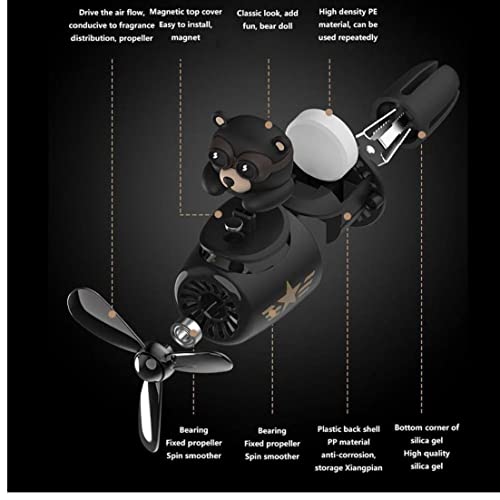 Piloto Bear Coche Aire Acenuado Automotriz Outlet Outlet Aroma Clips Car Perfume Opice Diffuser Aromaterapia Adorno