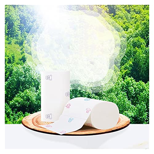 PJRYC 5 Capas de Papel higiénico, Papel de baño, imprimió la Historieta del hogar del baño Papel higiénico, Suministros de la Sala, Toallas de Papel Decorativas (Color : 1pcs)