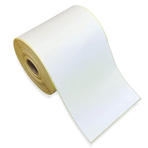 Printation Etiquetas para envío, 103 x 199 mm, color blanco, DHL, DPD, GLS, UPS – 1500 103 x 199 mm, 6 rollos, 250 etiquetas térmicas por rollo, adhesivo permanente para paquetes, diseño de cebra