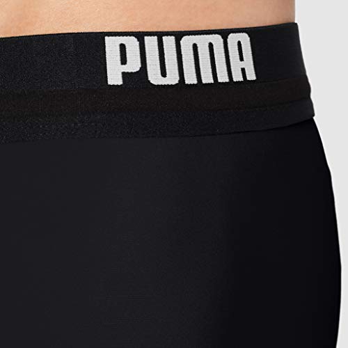 PUMA Logo Men's Swimming Trunks Bañador, Negro, XL para Hombre