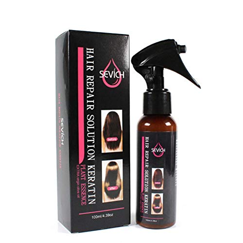 Qianren Hair Caring Serum Spray de aceite para el cabello encrespado, alisar y dar brillo al cabello, anti-división, anti opaco y seco