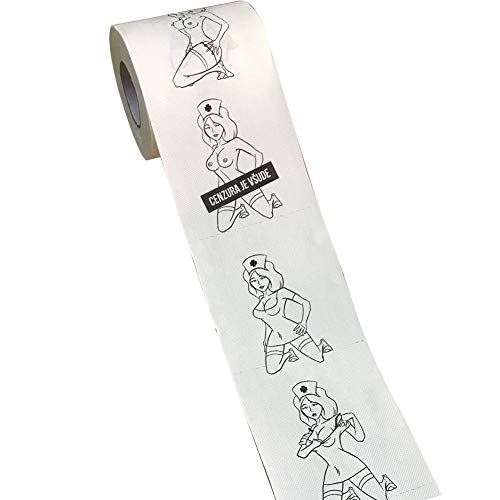 QYIQis Divertido papel higiénico nuevo rollo de papel de papel para dinero, regalo de dólar rollo de baño divertido para decoración de Navidad