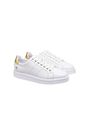Ralph Lauren - Zapatos de mujer modelo Angelina II Gold de color blanco., color Blanco, talla 40/42 EU