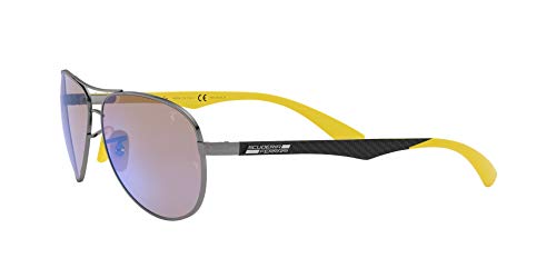 Ray-Ban 0RB8313M Gafas de Sol, Matte Gunmetal, 40 para Hombre
