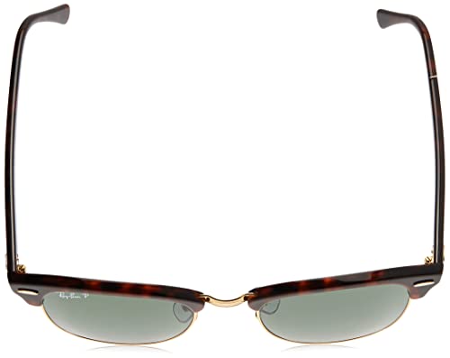Ray-Ban Clubmaster 990/9J Gafas de Sol, Shiny Red/Havana, 49 para Hombre