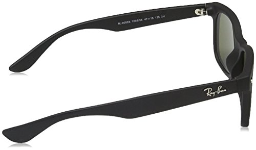Ray-Ban Rj9052S Gafas de sol, Rectangulares Unisex niños, negro
