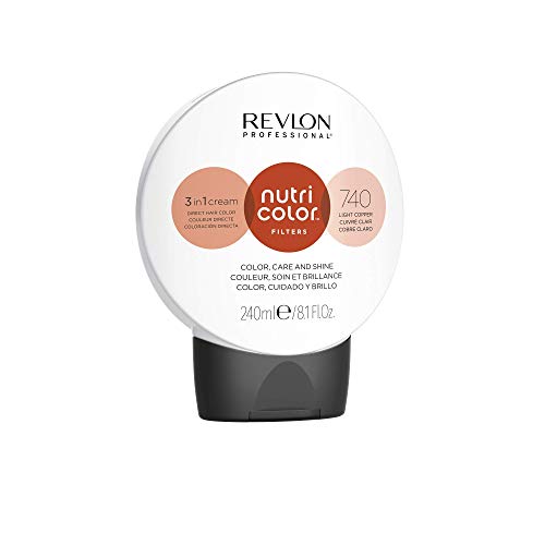 Revlon Professional Nutri Color Filters Tinte de Cabello 740 Light Copper 240 ml