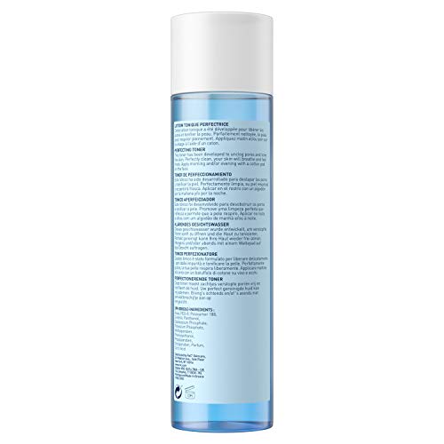 RoC - Tónico Perfeccionador - Limpiador Facial - Desatasca los Poros y Tonifica la Piel - Sin Alcohol - Todo Tipo de Piel - 200 ml