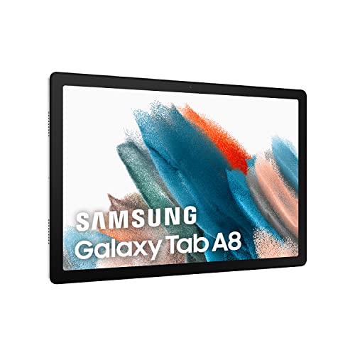 Samsung Galaxy Tab A8 - Tablet de 10.5”, 128GB, Wifi, Android, Color Silver (Versión Española)