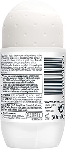 Sanex Natur Protect, Desodorante Hombre o Mujer, Desodorante Roll-on, Pack 6 Uds x 50ml