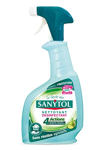 Sanytol Limpiador Desinfectante protección 4 Actions Fresh – Juego de 4