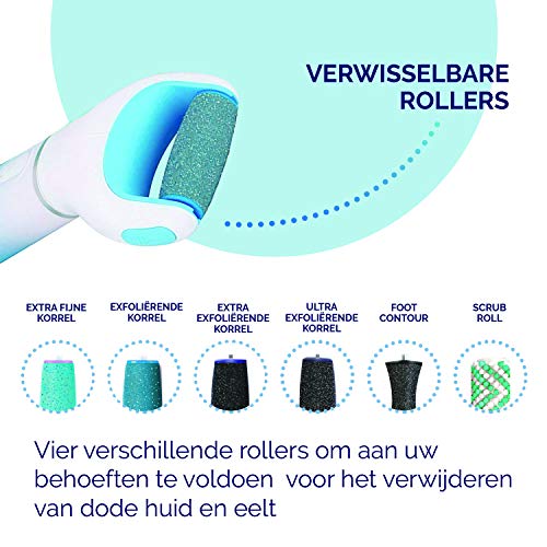 Scholl - Rodillo para exfoliar piel seca pies y piernas – Velvet Smooth – La caja de 2 rollos