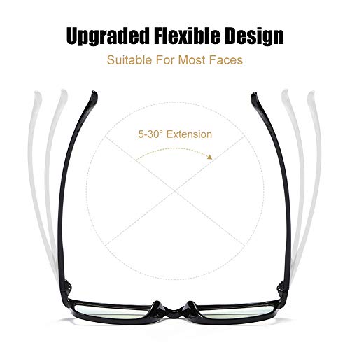 SCOBUTY Gafas Luz Azul,Gafas de Ordenador,Gafas con Filtro de luz Azul,Gafas de Pantalla,Antiluz Azul,Anti UV, Gafas para Ordenador Gaming PC para Hombre Mujer