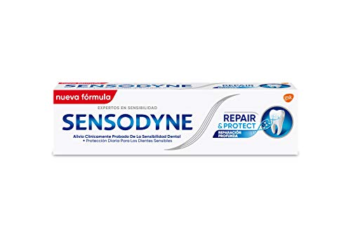 Sensodyne Repair & Protect Pasta de Dientes, Alivio para Dientes Sensibles, Protección Duradera frente a la Sensibilidad Dental, 75 ml