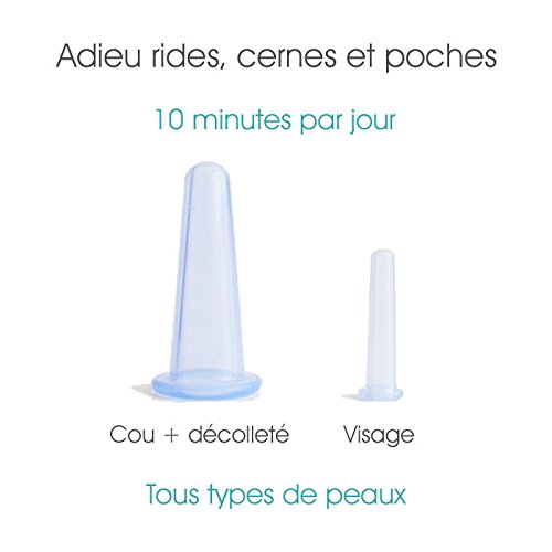 Shop Story – Lote de 2 ventosas antiedad, cuidado efecto lifting para el rostro y el cuello