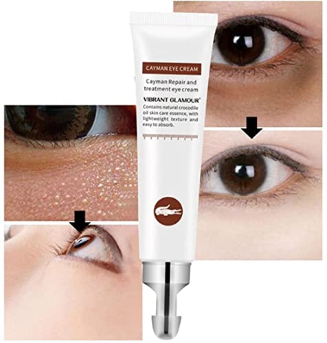 Smaworld 3Pcs Magic Anti-Age Eye Cream, Cayman Eye Cream, Cayman Peptide Collagen Serum for Wrinkles, Fine Lines, Dark Circles, Puffiness & Bags, 20g