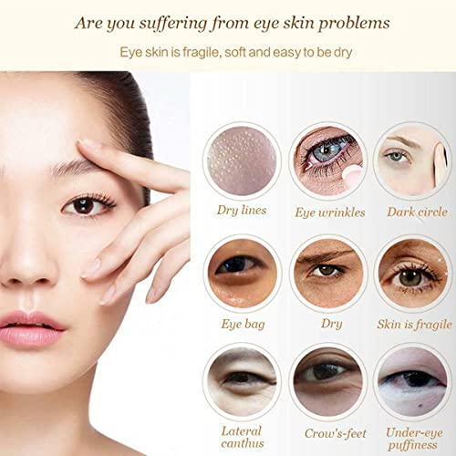 Smaworld 3Pcs Magic Anti-Age Eye Cream, Cayman Eye Cream, Cayman Peptide Collagen Serum for Wrinkles, Fine Lines, Dark Circles, Puffiness & Bags, 20g