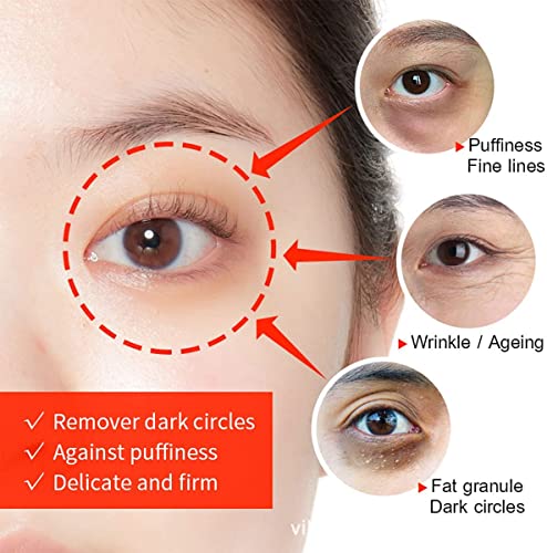 Smaworld 3Pcs Magic Anti-Age Eye Cream, Cayman Eye Cream, Cayman Peptide Collagen Serum for Wrinkles, Fine Lines, Dark Circles, Puffiness & Bags, 20g