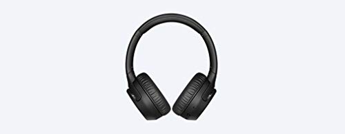 Sony WH-XB700 - Auriculares inalámbricos EXTRA BASS (Bluetooth, NFC, 30 horas de batería, carga rápida, manos libres, estilo de auricular on-ear) negro, con Alexa integrada