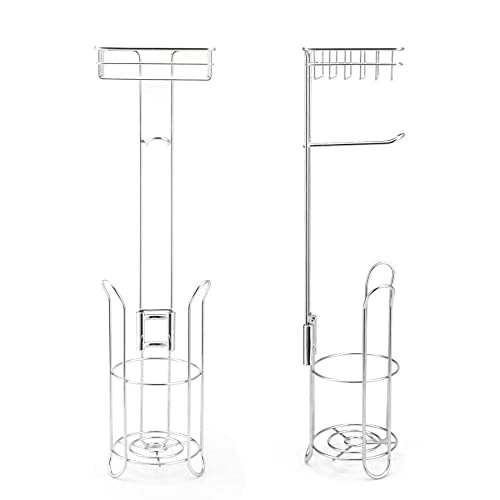 Soporte para Papel higiénico Soporte para Papel higiénico Comercial Dispensador de Papel higiénico de Acero Inoxidable Soporte para Papel higiénico para baño Porta teléfono Estante de almace