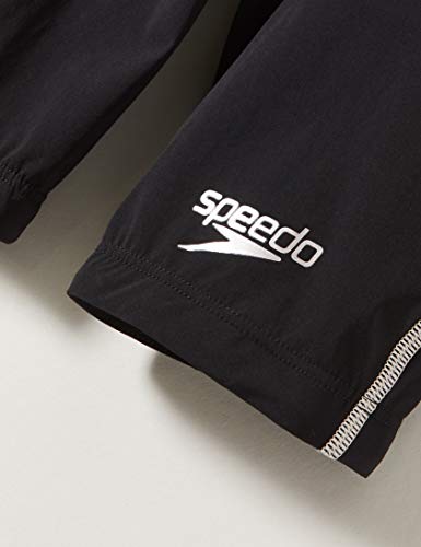 Speedo Fastskin Junior LZR Racer X Openback Kneeskin Jf Traje De Baño, Niñas, Black/Chroma Blue/Brilliant Blue, 30