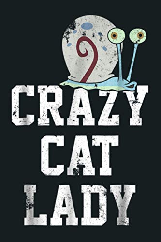 Spongebob Squarepants Gary Crazy Cat Lady Graphic: Notebook Planner - 6x9 inch Daily Planner Journal, To Do List Notebook, Daily Organizer, 114 Pages