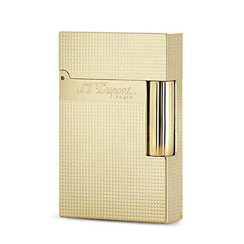 S.T. Dupont Ligne D-C18692 - Mechero pequeño (microdiamante, oro amarillo)